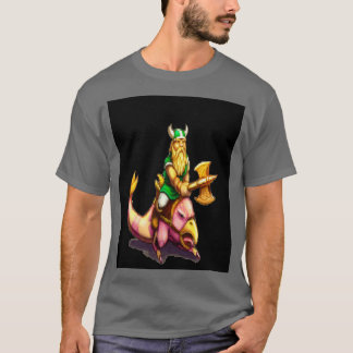 ギリウス雷頭黄金の斧グラフィック10 Tシャツ