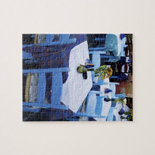 ギリシアのクレタ島とシャニアの古い町 ジグソーパズル (横)