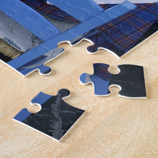 ギリシアのクレタ島とシャニアの古い町 ジグソーパズル (側面)