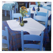 ギリシアのクレタ島とシャニアの古い町 タイル (正面)