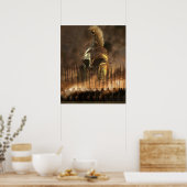 ギリシアのファランクスの行進 ポスター (キッチン)