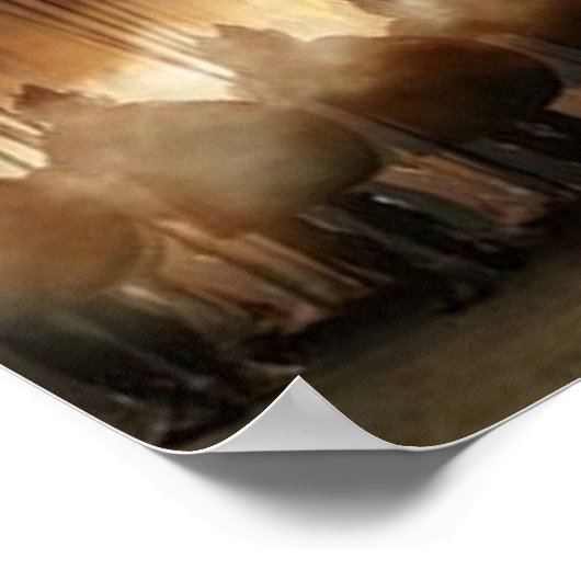 ギリシアのファランクスの行進 ポスター (角)