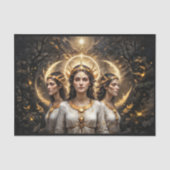 ギリシアの女神を三つの型枠でヘカテする 薄葉紙 (正面)