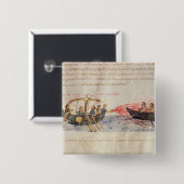 ギリシア火薬(子牛皮紙) 缶バッジ (正面&裏面)