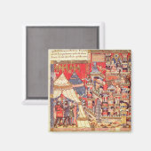 ギリシア軍の野営地とトロイアの街 マグネット (正面/裏面)