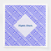 ギリシャおよびギリシャ国旗のタイル張り青パーソナライゼーション (正面)