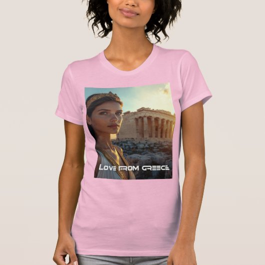 ギリシャからの愛 Tシャツ (正面)
