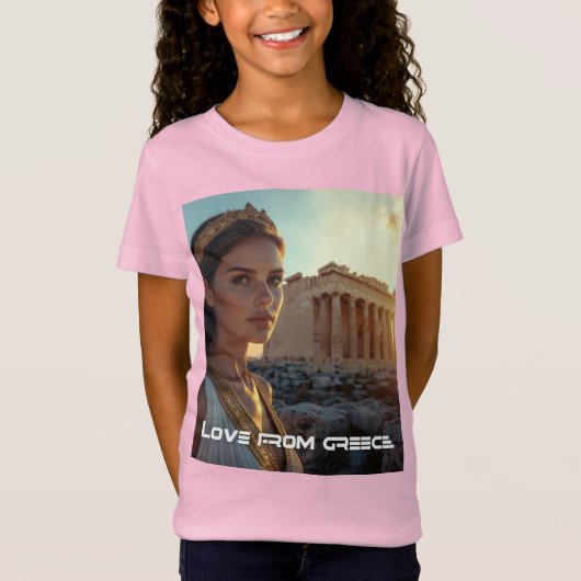 ギリシャからの愛 Tシャツ (正面)