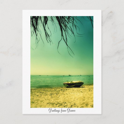 ギリシャからの挨拶 ポストカード (正面)
