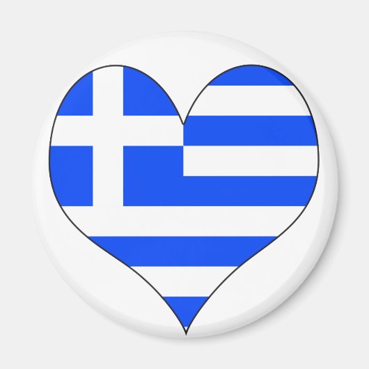 ギリシャが大好き マグネット (正面)