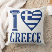 ギリシャが好き クッション (ブランケット)