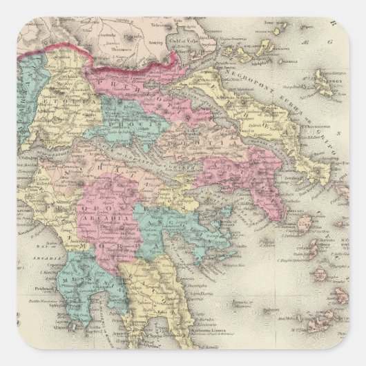 ギリシャとイオニア共和国 スクエアシール (正面)