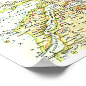 「ギリシャとエーゲ語：1958年詳細図…… ポスター (角)