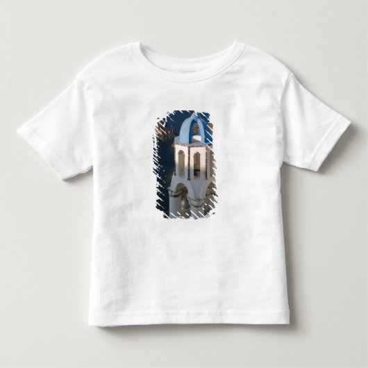 ギリシャとギリシャのサントリーニ島のオイア町 2 トドラーTシャツ (正面)