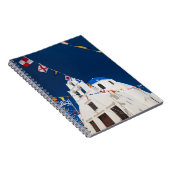 ギリシャとギリシャのサントリーニ島オイア4 ノートブック (右側)