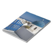 ギリシャとギリシャのサントリーニ島 ノートパッド (回転)