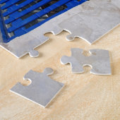 ギリシャとギリシャの島サントリーニの町のオイア3 ジグソーパズル (側面)