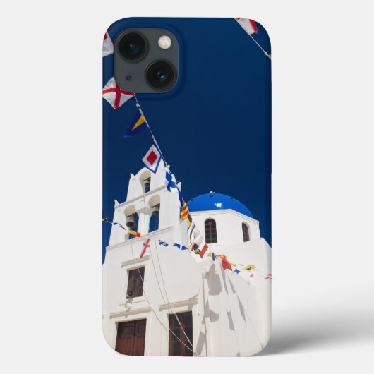 ギリシャとギリシャの島サントリーニの町のオイア4 Case-Mate iPhoneケース (裏面)