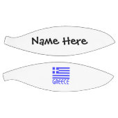 ギリシャとギリシャ国旗にあなたの名前 バスケットボール (パネル)