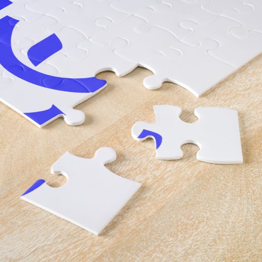 ギリシャとギリシャ国旗のジパーソナライズされたグソーパズル ジグソーパズル (側面)