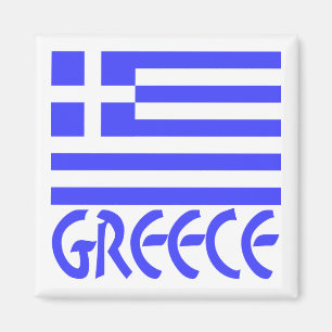 ギリシャとギリシャ国旗 マグネット