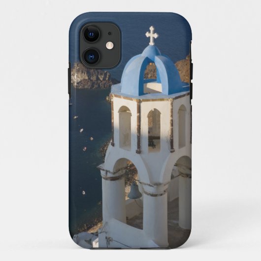 ギリシャとサントリーニ島のオイアの町2 Case-Mate iPhoneケース (裏面)