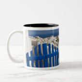 ギリシャとサントリーニ島 ツートーンマグカップ (左)