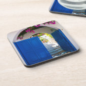 ギリシャとトルコのスタイルブルードア コースター (左側)