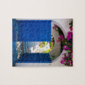 ギリシャとトルコのスタイルブルードア ジグソーパズル (横)