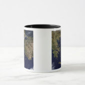 ギリシャとトルコの衛星表示 マグカップ (中央)