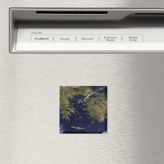 ギリシャとトルコの衛星表示 マグネット (インサイチュ (食洗機))