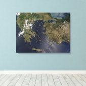 ギリシャとトルコ キャンバスプリント (インサイチュ (ウッドフロア))