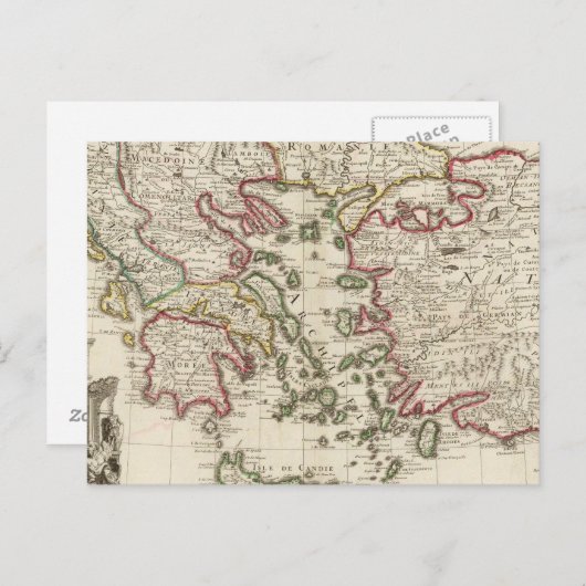 ギリシャとトルコ ポストカード (正面/裏面)