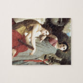 ギリシャに音楽芸術2の女性の絵を描くこと ジグソーパズル (横)