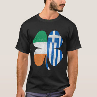 ギリシャのアイリッシュシャームロックギリシャのアイルランドSt patricksダ Tシャツ