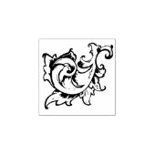 ギリシャのアカントス葉巻物 ラバースタンプ (インプリント)