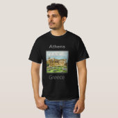 ギリシャのアクロポリス,エレキテイオンのキャリアテ Tシャツ (正面フル)