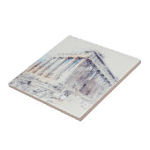 ギリシャのアテネの古代サイトパルテノン タイル (側面)