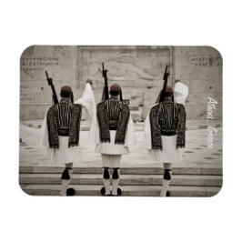 ギリシャのアテネの名誉警備員のヴィンテージ写真 マグネット