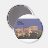 ギリシャのアテネアクロポリスパルテノン島(St.K) マグネット (正面/裏面)