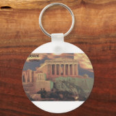 ギリシャのアテネパルテノン雲(St.K) キーホルダー (正面)