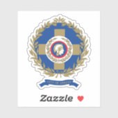 ギリシャのアテネ市の紋章 シール (シート)