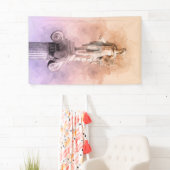 ギリシャのアポロ像 横断幕 (インサイチュ)