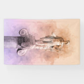 ギリシャのアポロ像 横断幕 (横)