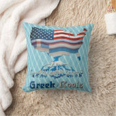 ギリシャのアメリカ装飾用クッション、ギリシャのルーツ クッション (ブランケット)
