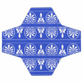 ギリシャのアラベスク地中海の様式の青 サッカーボール (フラット)