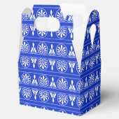 ギリシャのアラベスク地中海の様式の青 フェイバーボックス (オープン)