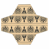 ギリシャのアラベスク地中海の様式ブラウン サッカーボール (フラット)