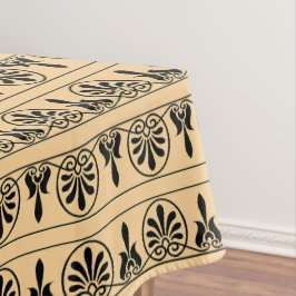 ギリシャのアラベスク地中海の様式ブラウン テーブルクロス