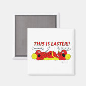 ギリシャのイースターエッグ – スパルタンスタイル! マグネット (正面/裏面)